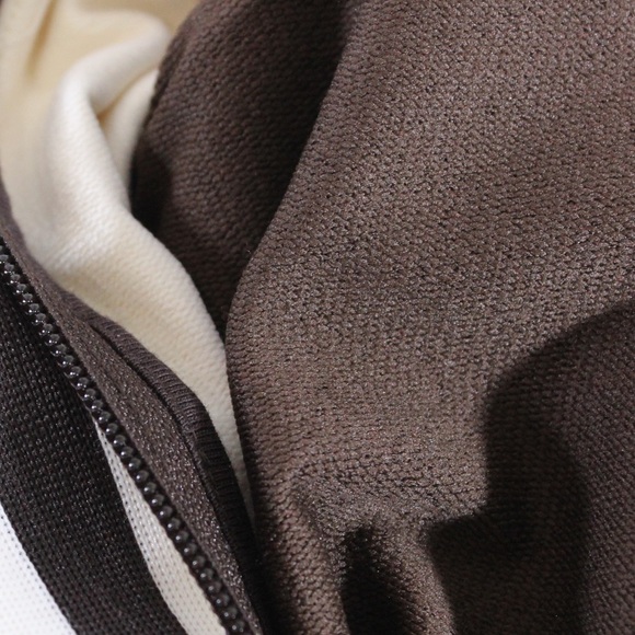 LAUREN RALPH LAUREN Active Crested Cream Brown Jacket Full Zip Size 2XL - Picture 6 of 13